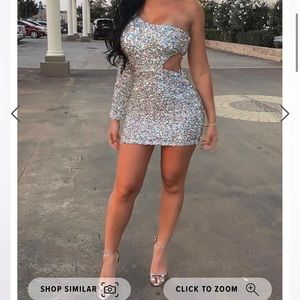 Fashion nova mini sequin dress